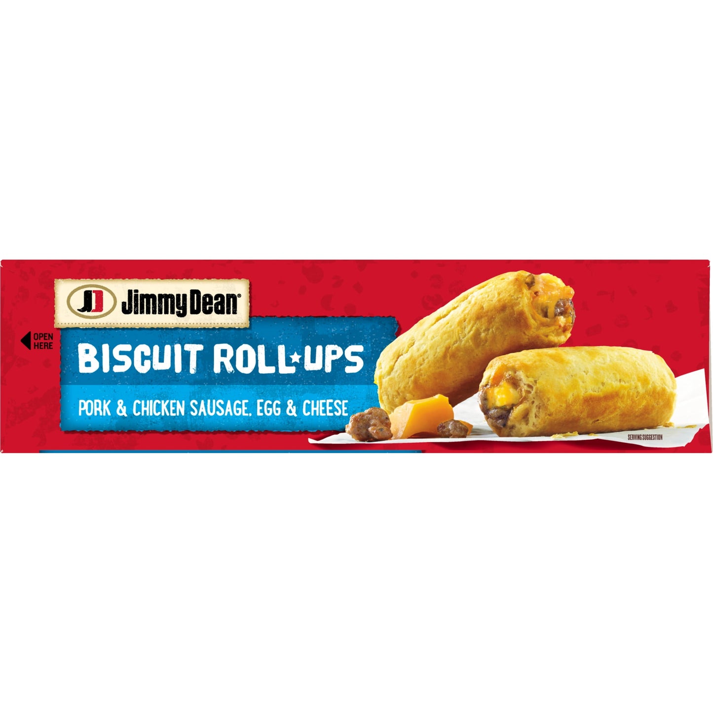 Jimmy Dean Sausage, Egg & Cheese Biscuit Rollups, 12.8 oz, 8 Ct (Frozen)