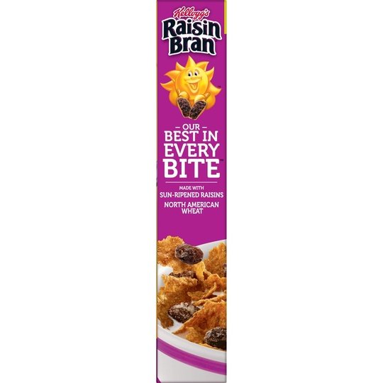 Kellogg's Raisin Bran Original Breakfast Cereal, Family Size, 24 oz Box