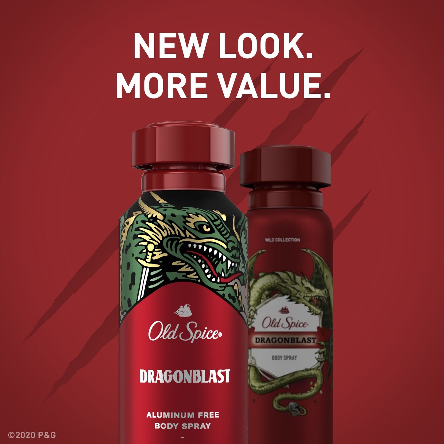 Old Spice Aluminum Free Body Spray for Men, Dragonblast, 5.1 oz