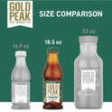 Gold Peak Real Brewed Tea Cane Sugar Sweet, Bottled Black Iced Tea Drink, 18.5 fl oz