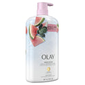 Olay Fresh Outlast Notes of Watermelon & Agave Body Wash, 30 fl oz