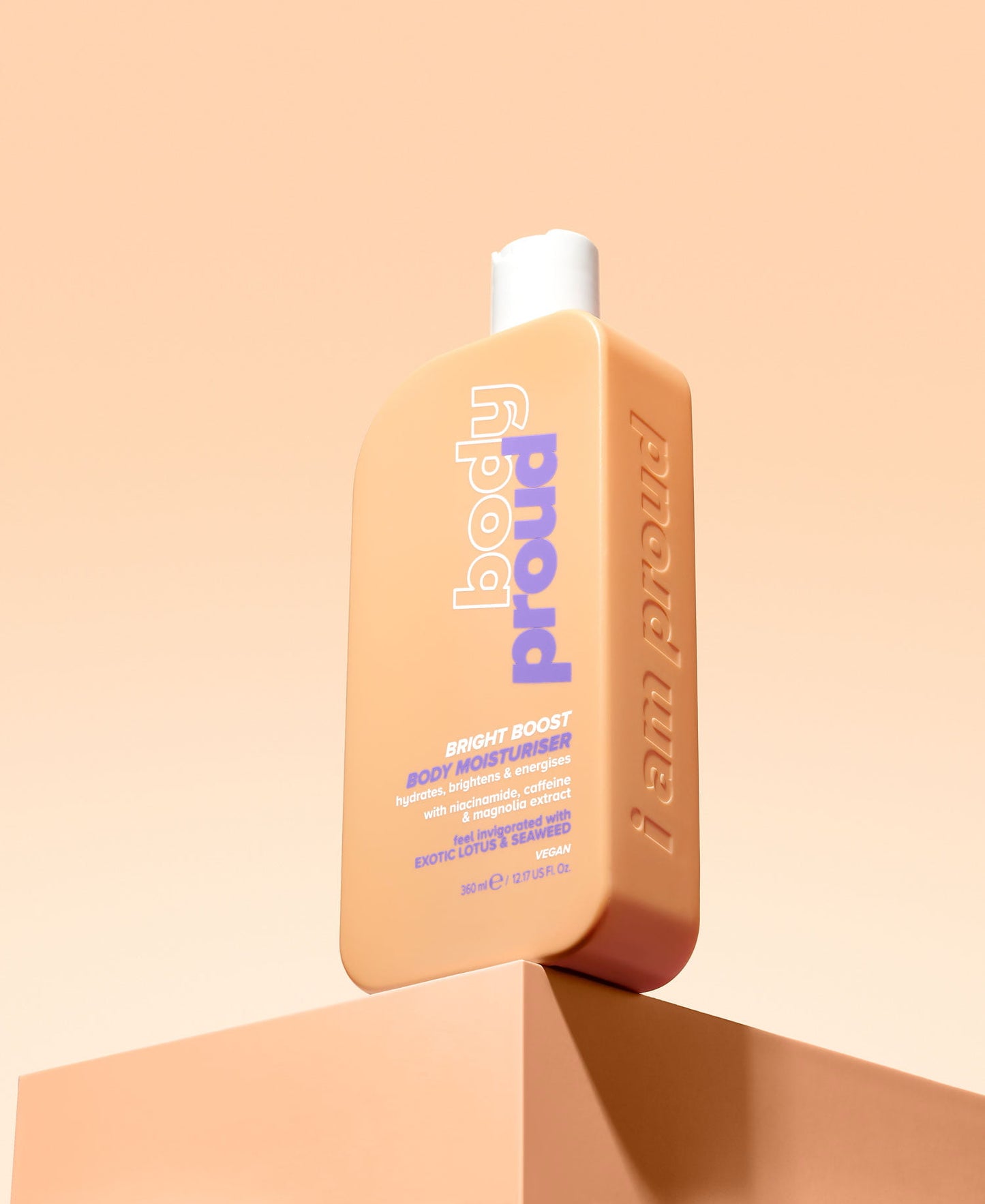 Body Proud Bright Boost Body Moisturizer with Niacinamide, 12.17 fl oz