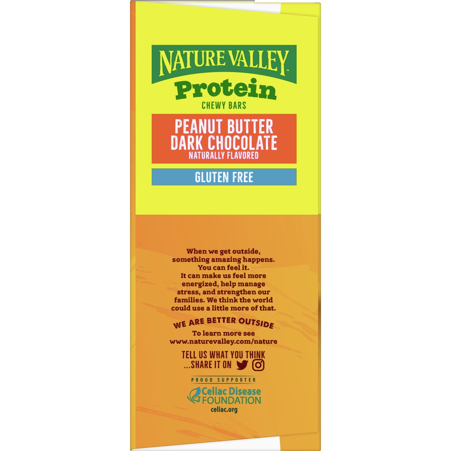 Nature Valley Chewy Granola Bars, Protein, Peanut Butter Dark Chocolate, 15 bars, 21.3 OZ