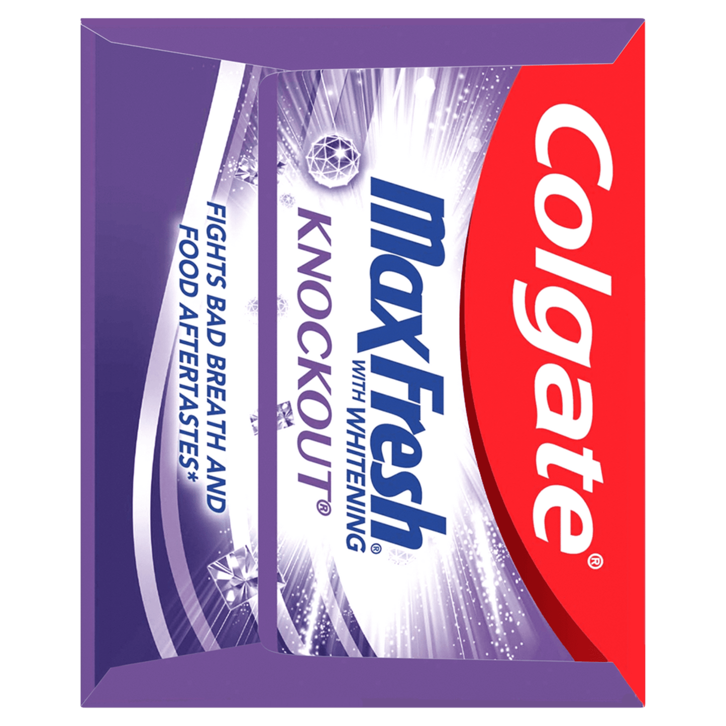 Colgate Max Fresh Knockout Toothpaste, Whitening with Mini Breath Strips, Mint Fusion, 6.3 oz