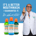 TheraBreath Fresh Breath Mouthwash, Icy Mint, Alcohol-Free, Travel Size, 3 fl oz