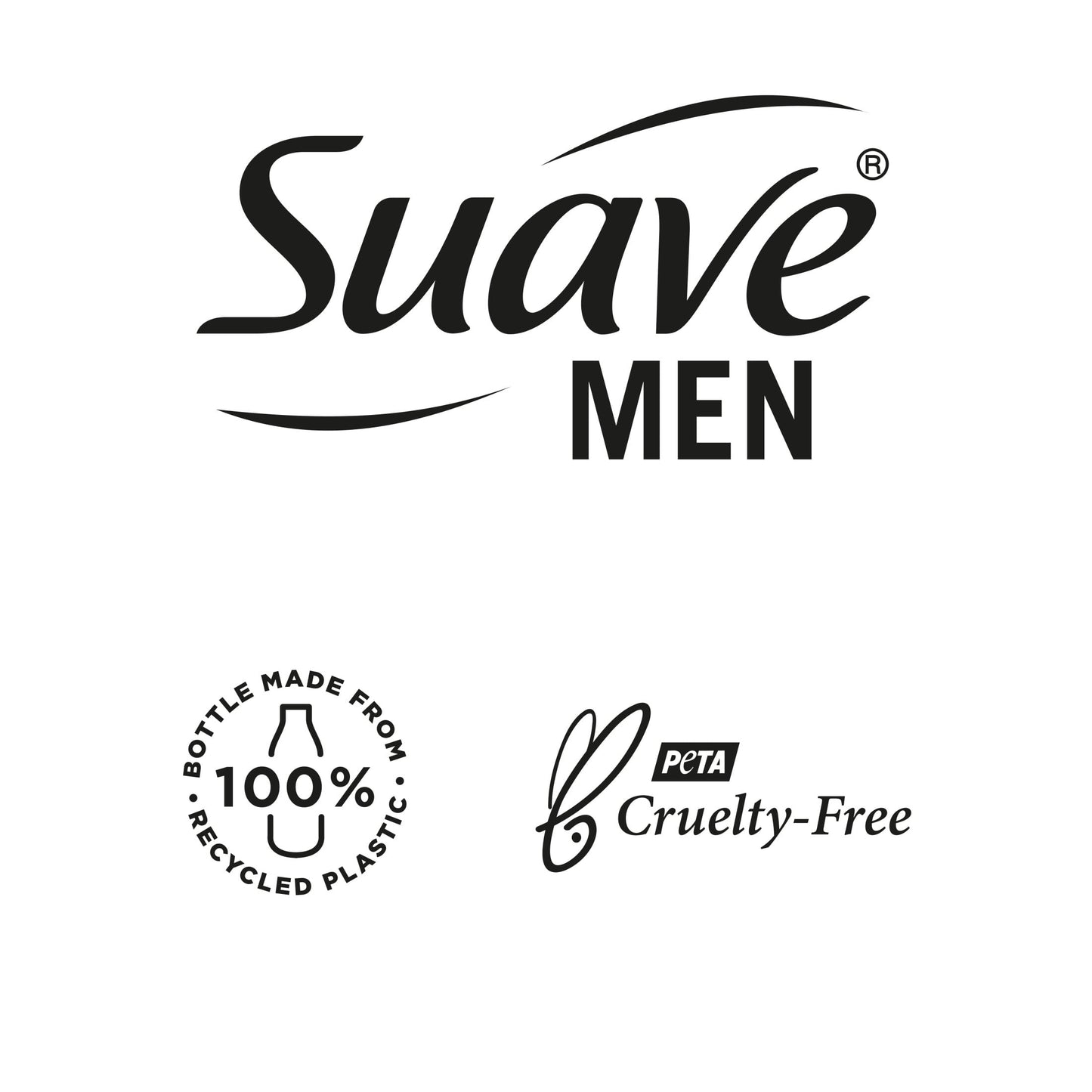 Suave Men 3 in 1 Mens Body Wash, Hair, Face and Body Wash, 18 oz