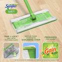 Swiffer Sweeper Wet Mopping Pads, Gain Original, 12 Count