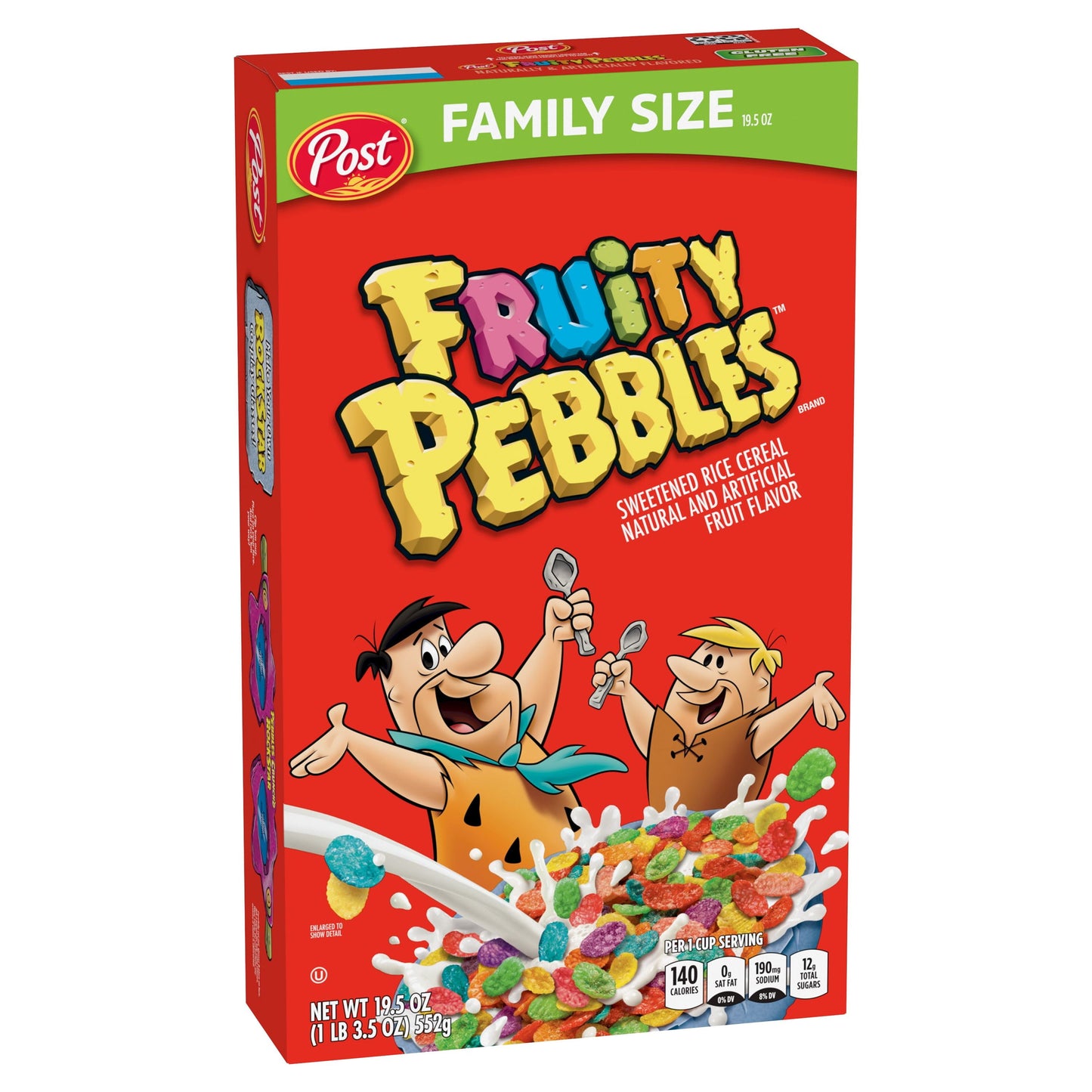 Post Fruity PEBBLES Cereal, 19.5 OZ Box