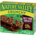 Nature Valley Crunchy Granola Bars, Oats 'n Dark Chocolate, 12 Bars, 8.94 OZ (6 Pouches)