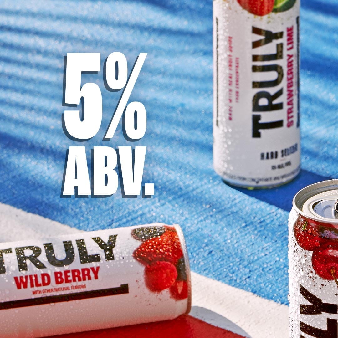 Truly Hard Seltzer Berry Variety Pack, 12 Pack, 12 fl. oz. Cans, 5% ABV