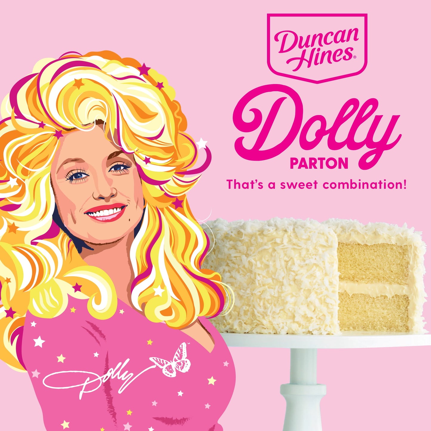 Duncan Hines Dolly Parton's Favorite Creamy Buttercream Flavored Cake Frosting, 16 oz.