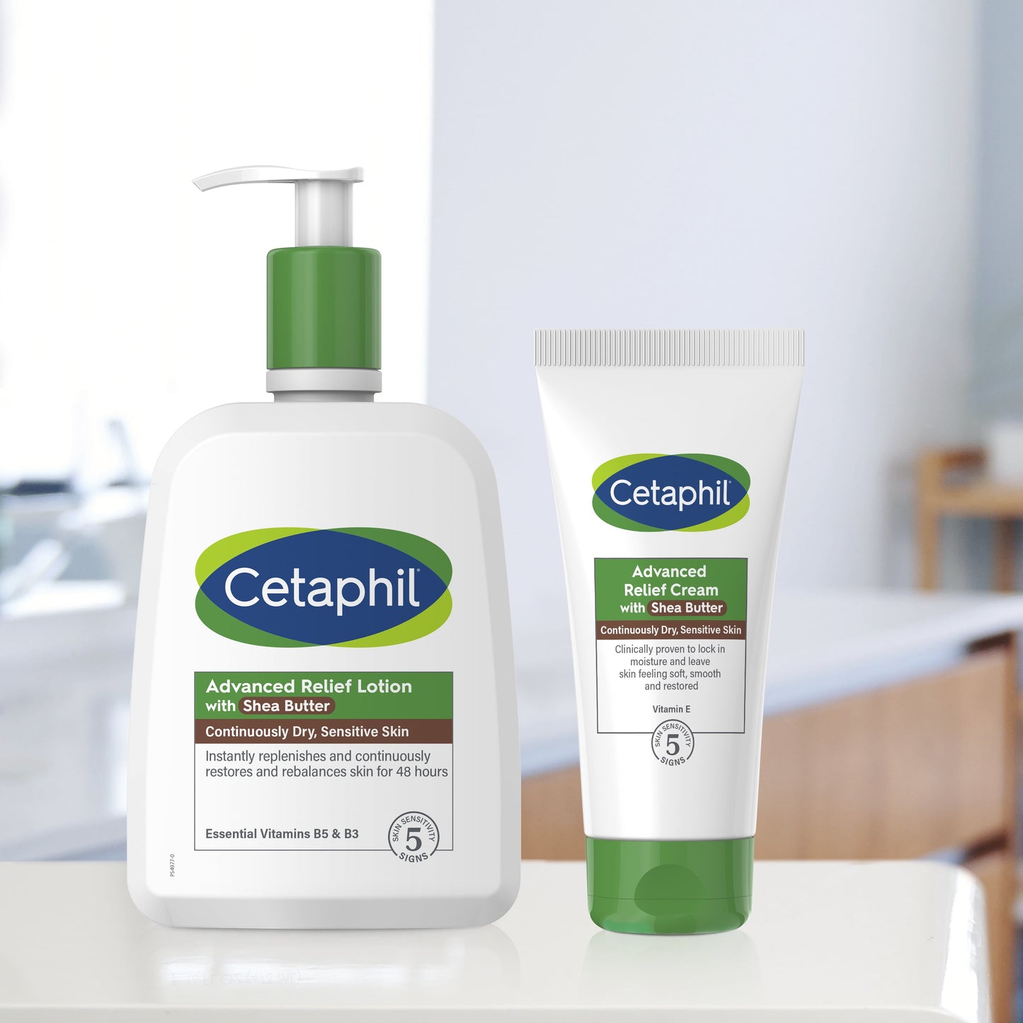 Cetaphil Advanced Relief Lotion with Shea Butter for Sensitive Skin, Fragrance Free, 16 oz