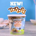 Ben & Jerry's top Chocolate Caramel Cookie Dough Ice Cream, 16 oz