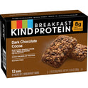 KIND Breakfast Gluten Free Dark Chocolate Cocoa Protein Snack Bars, 1.76 oz, 12 Count