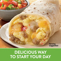 El Monterey Signature Egg, Sausage, Cheese & Potato Burritos, 8 Count, 36 oz (Frozen)