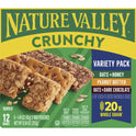 Nature Valley Crunchy Granola Bars, Variety Pack, 12 Bars, 8.94 OZ (6 Pouches)