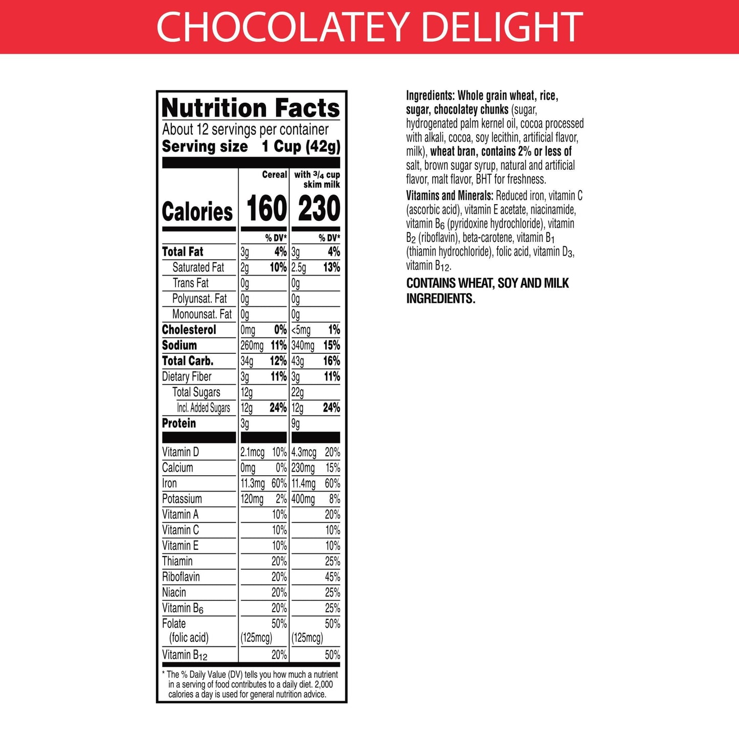 Kellogg's Special K Chocolatey Delight Breakfast Cereal, Family Size, 18.5 oz Box