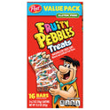 Post Fruity PEBBLES Treats, Breakfast Cereal Bars, Gluten Free, Snack Bars, Kids Snacks, two 6.2 oz cartons (16 Bars)