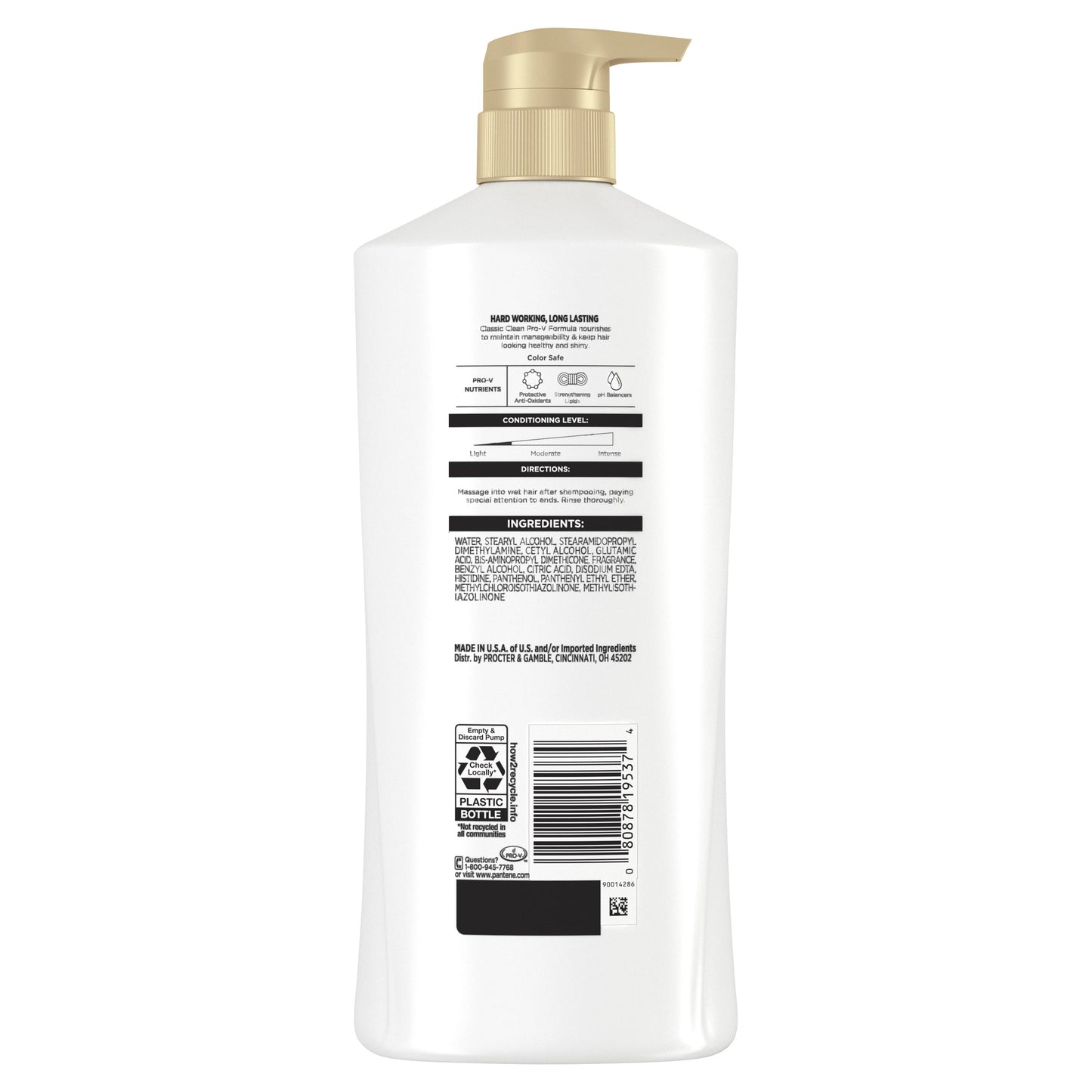 Pantene Pro-V Classic Clean Conditioner, Shine Enhancing, 25.1 oz