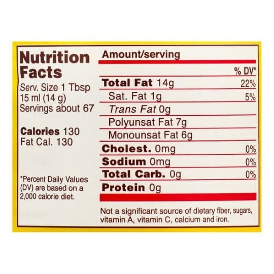 1-2-3 Vegetable Oil, 33.8 fl oz Bottle