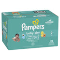 Pampers Baby Dry Diapers Size 2, 112 Count