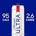 Michelob ULTRA Light Beer, 24 Pack Beer, 12 fl oz Cans, 4.2 % ABV, Domestic