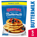 Krusteaz Complete Buttermilk Pancake and Waffle Mix, Light & Fluffy, 5 lb Bag