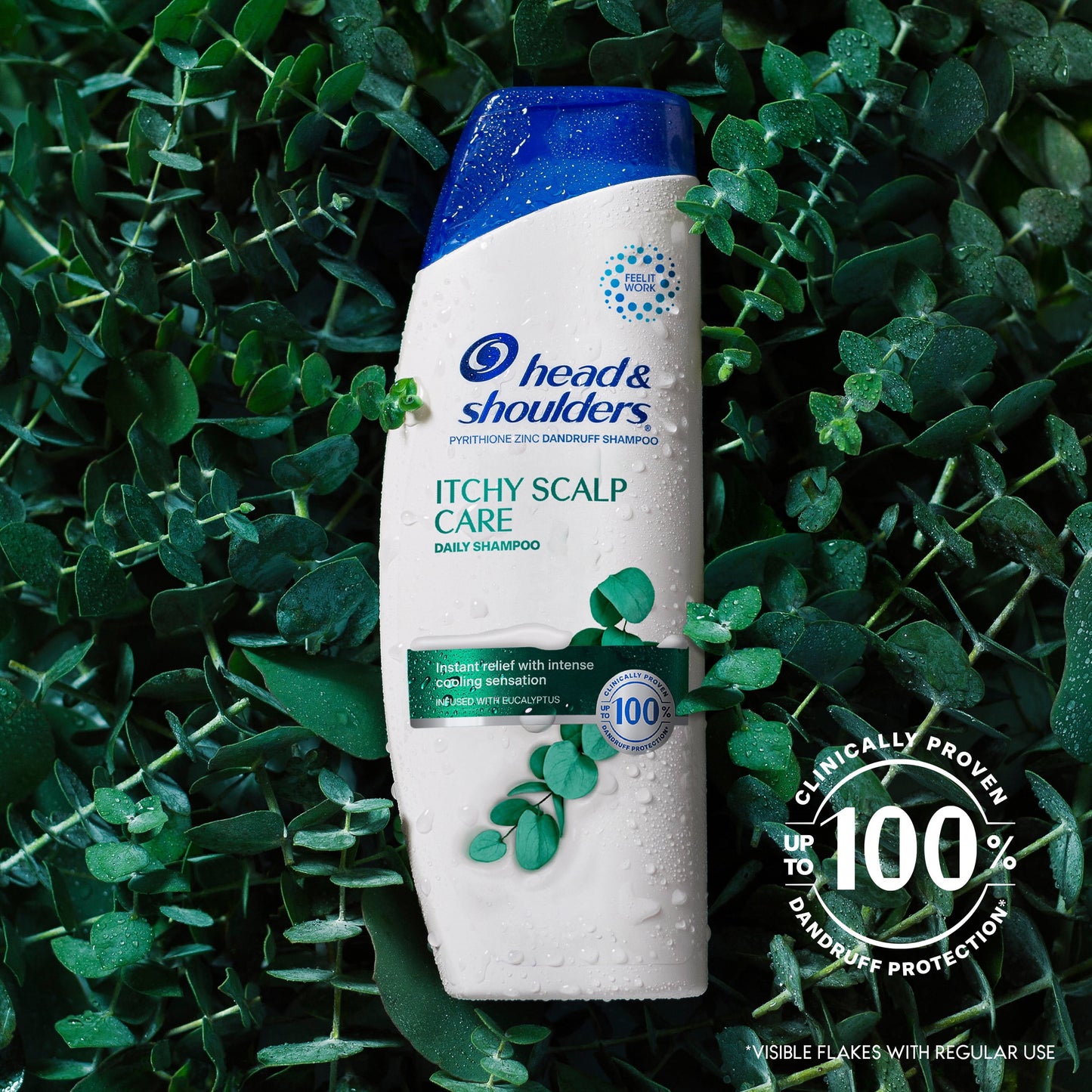 Head and Shoulders Dandruff Shampoo, Itchy Scalp Care, 20.7 oz