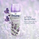 Downy Light Laundry Scent Booster Beads for Washer, White Lavender, 24 oz, with No Heavy Perfumes