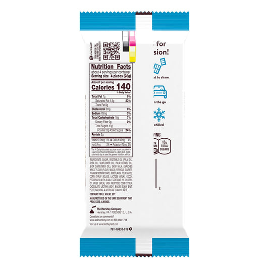 Hershey's Cookies 'n' Creme XL Candy, Bar 4 oz, 16 Pieces