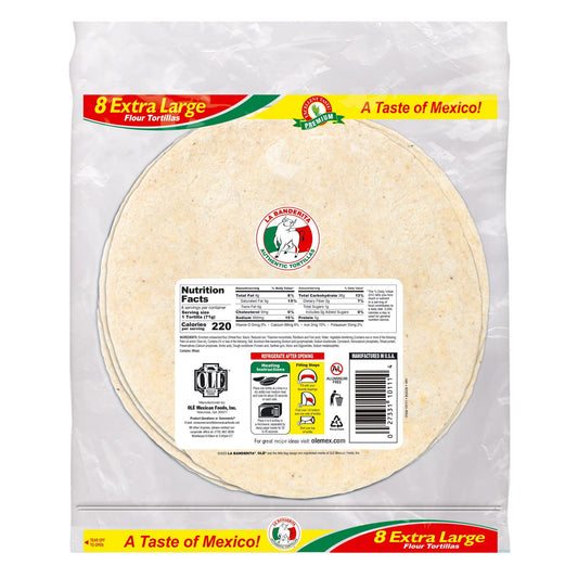 LB FLOUR TORTILLA BURRITO GRANDE 8CT