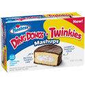 Hostess Ding Dong Twinkie Mash-Up 12.7oz 10 count.  Frosted Golden Sponge Cake with Creamy Filling