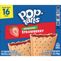 Pop-Tarts Unfrosted Strawberry Instant Breakfast Toaster Pastries, Shelf-Stable, Ready-to-Eat, 27 oz, 16 Count Box