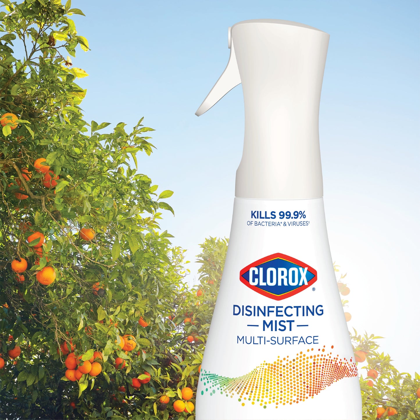 Clorox Disinfectant Mist, Multi-Surface Spray, Lemongrass Mandarin, 16 fl oz