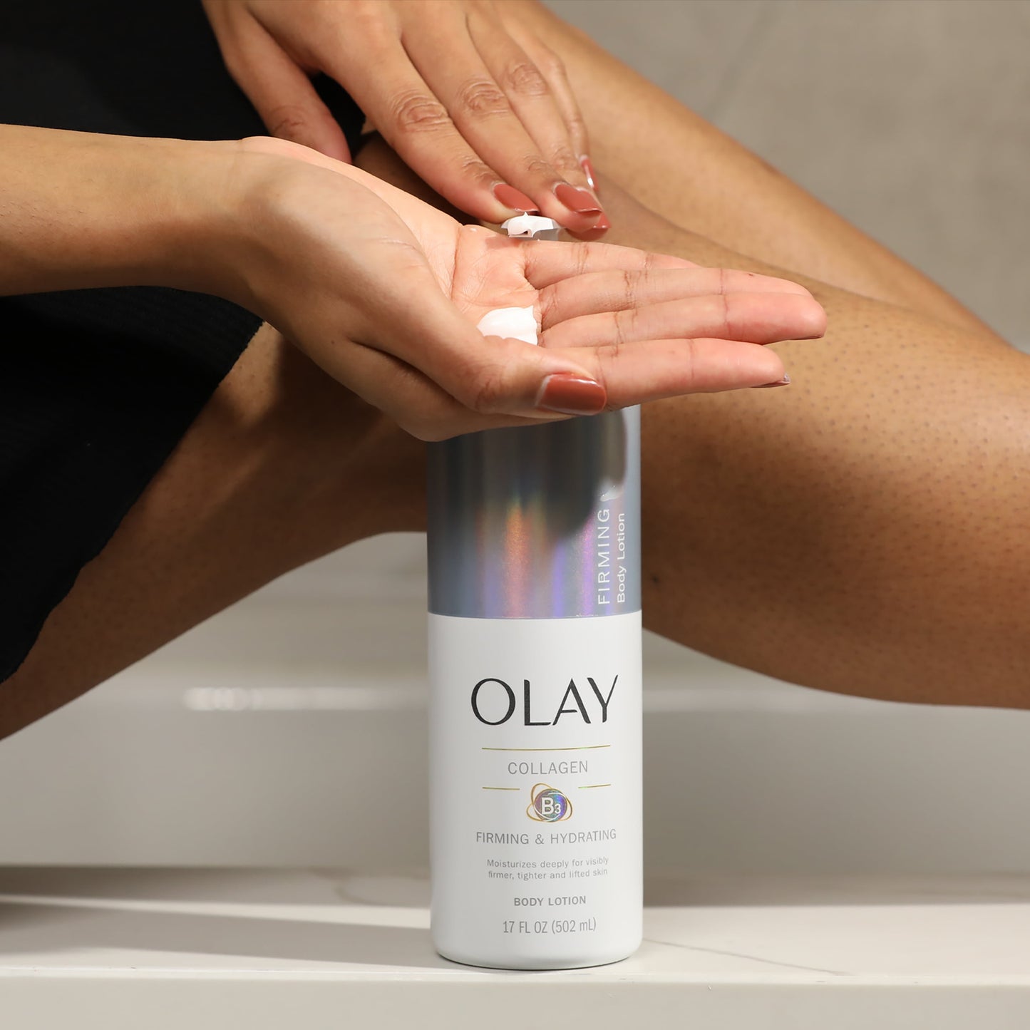 Olay Firming & Hydrating Body Lotion with Collagen, 17 fl oz Pump