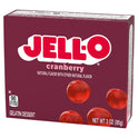 Jell-O Cranberry Artificially Flavored Gelatin Dessert Mix, 3 oz Box