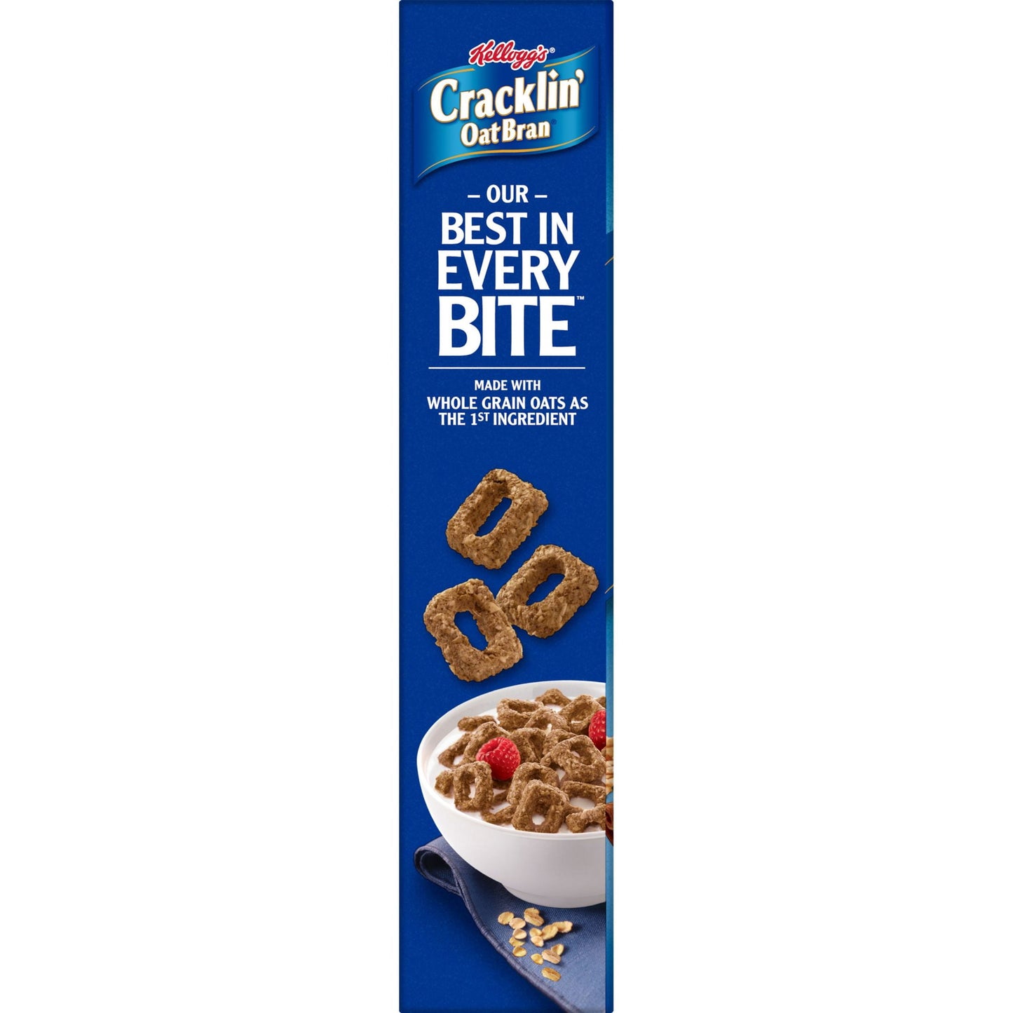 Kellogg's Cracklin' Oat Bran Original Cold Breakfast Cereal, 16.5 oz