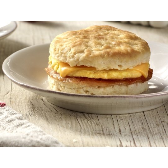 Jimmy Dean Bacon Egg & Cheese Biscuit Sandwich, 28.8 oz, 8 Count (Frozen)