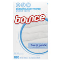 Bounce Free & Gentle Dryer Sheets, 180 Ct, Unscented