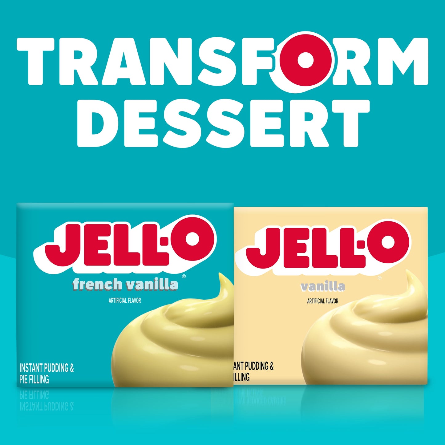 Jell-O French Vanilla Artificially Flavored Instant Pudding & Pie Filling Mix, 3.4 oz Box