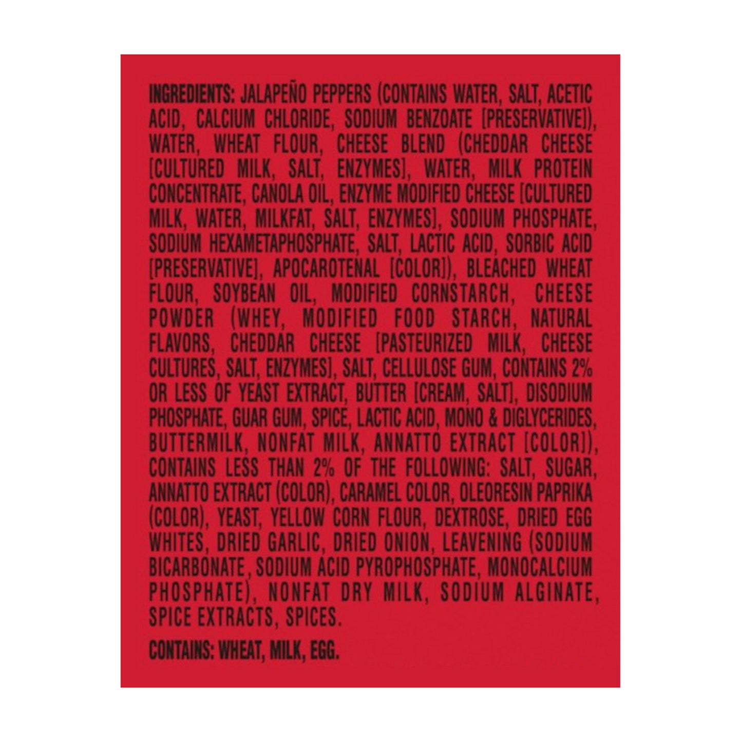 TGI Fridays Frozen Snacks & Appetizers Cheddar Cheese Stuffed Jalapeno Poppers Value Size, 32 oz Box Full Size