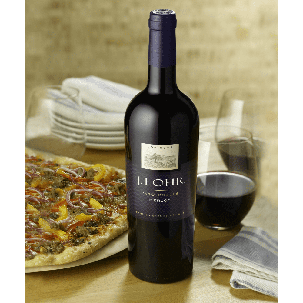 J. Lohr Estates Los Osos Paso Robles Merlot Red Wine, 750 ml Glass Bottle