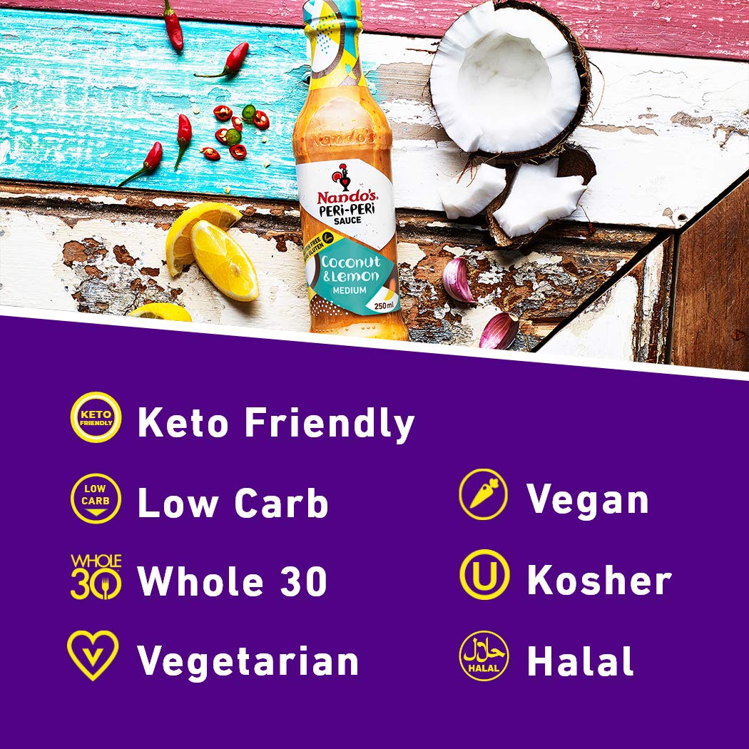 Coconut & Lemon Peri-Peri Sauce (Medium)