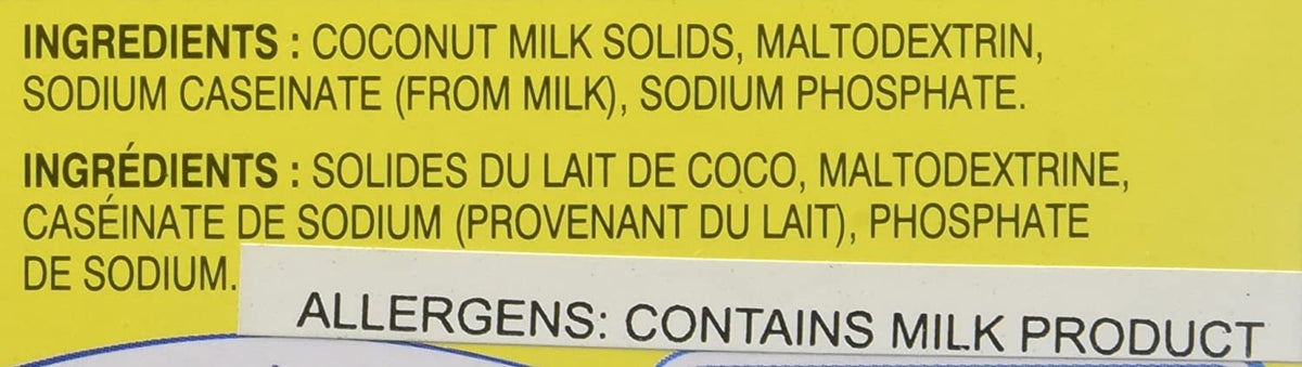 Coconut Milk Powder Mix