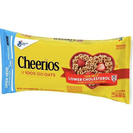 Big G Cereal Original Cheerios Gluten Free Cereal, 32 OZ Resealable Bag