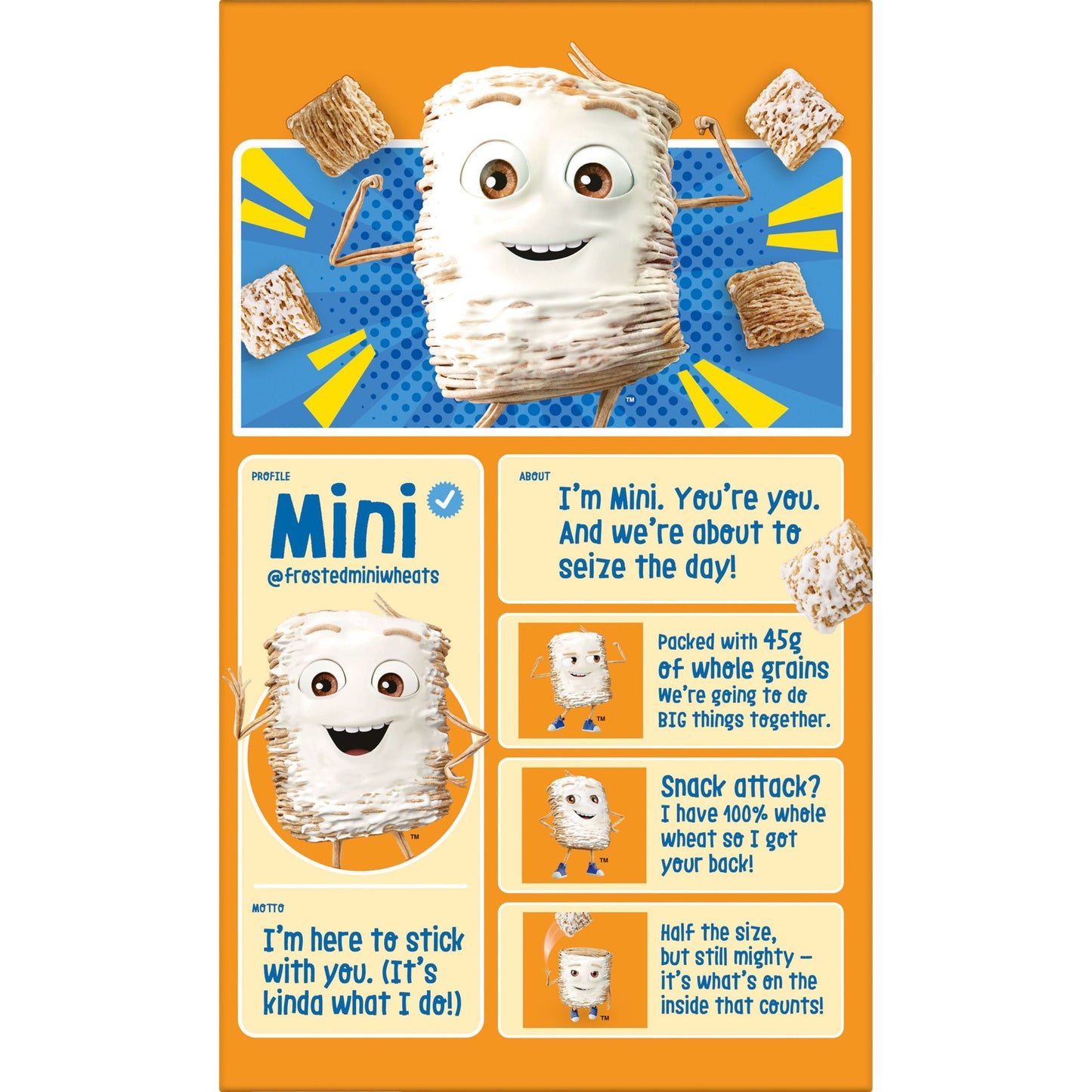 Kellogg's Frosted Mini-Wheats Little Bites Original Breakfast Cereal, Family Size, 23 oz Box