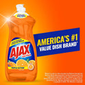 Ajax Triple Action Hand Dish, Orange, 12.4 oz