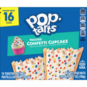 Pop-Tarts Frosted Confetti Cupcake Instant Breakfast Toaster Pastries, Shelf-Stable, Ready-to-Eat, 27 oz, 16 Count Box