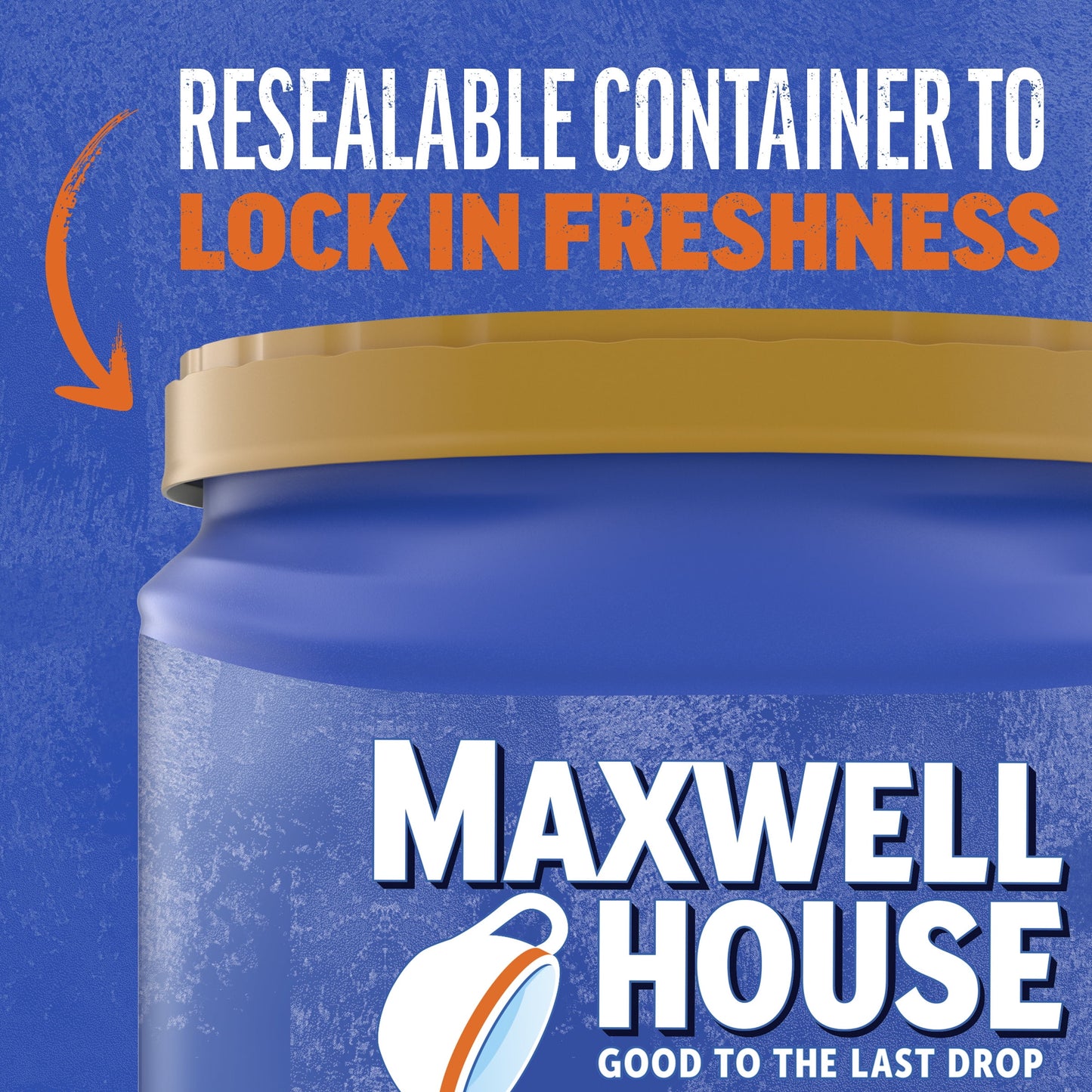 Maxwell House Light Roast Breakfast Blend Ground Coffee, 25.6 oz. Canister