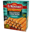 El Monterey Extra Crunchy Southwest Chicken Taquitos, 20.7 Oz, 18 Count (Frozen)